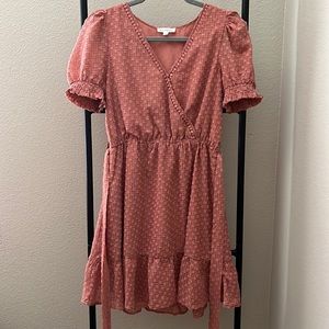Blush dress summer dress up or down